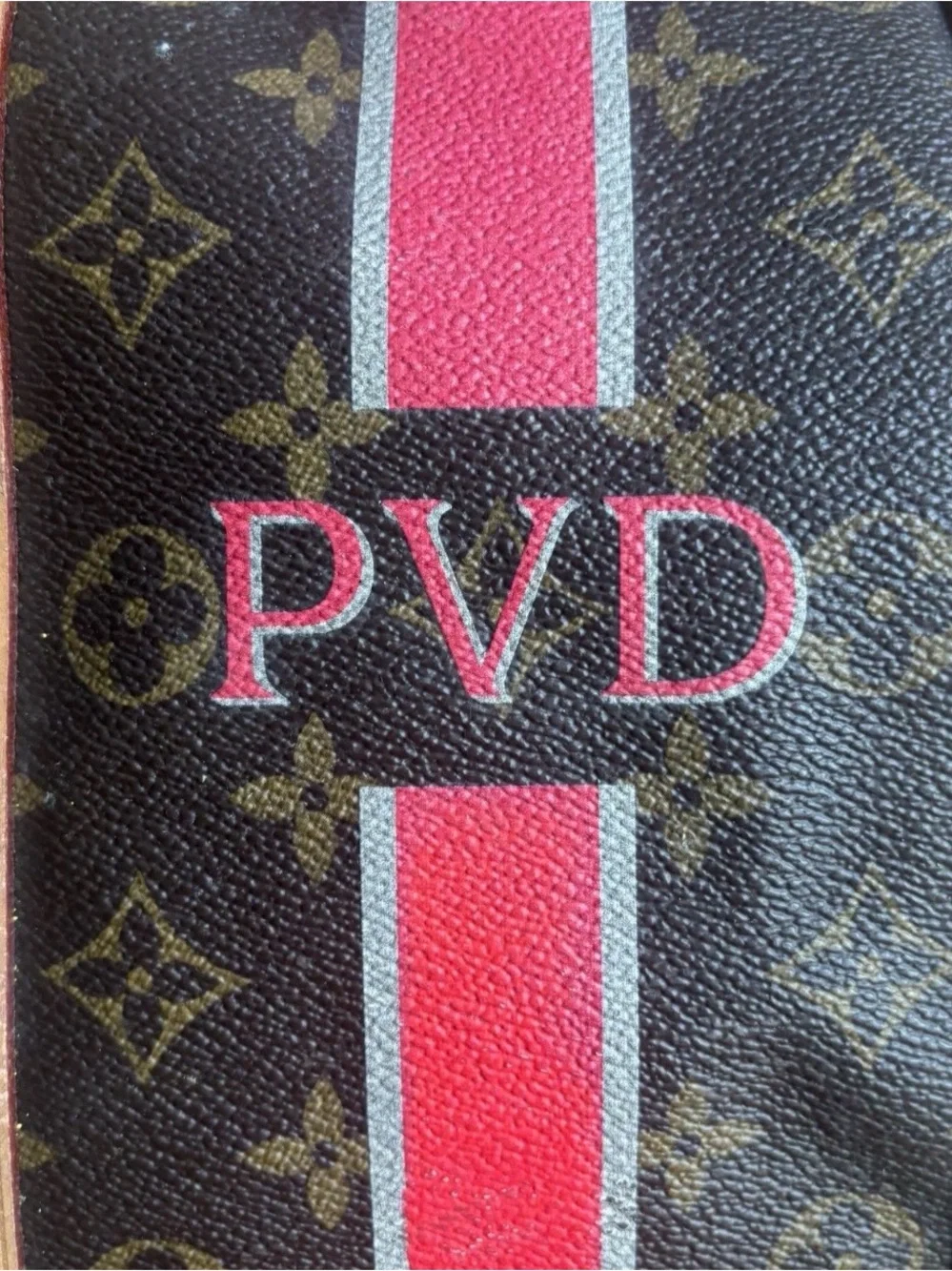Auth LOUIS VUITTON Keepall Bandouliere 55 Monogram Canvas Duffel Bag PVD Initial